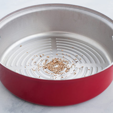 Nordic Ware 36556 Stovetop Kettle Smoker, One, Red
