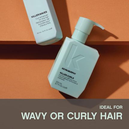 KEVIN.MURPHY KILLER.CURLS Curly Hair Cream, Anti Frizz Leave-In, 200ml