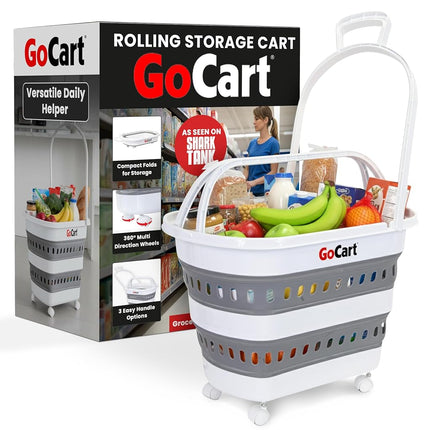 dbest products Folding Gocart Collapsible Laundry 