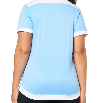 Under Armour Women's Maquina 3.0 Jersey, (475) Carolina Blue / / White, L