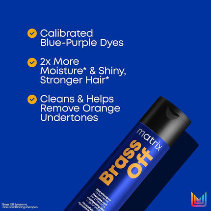 Matrix Brass Off Blue Toning Shampoo 300ml