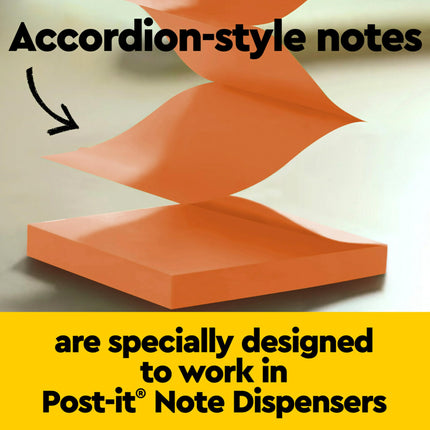 Post-it Pop-up Notes Super Sticky R3306SSUC Pop-up 3 x 3 Note Refill, Rio de Janeiro, 90 Notes per Pad (Pack of 6 Pads)