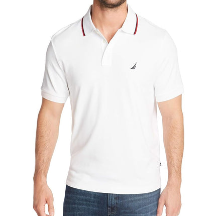 Nautica Men's Classic Fit Short Sleeve Dual Tipped