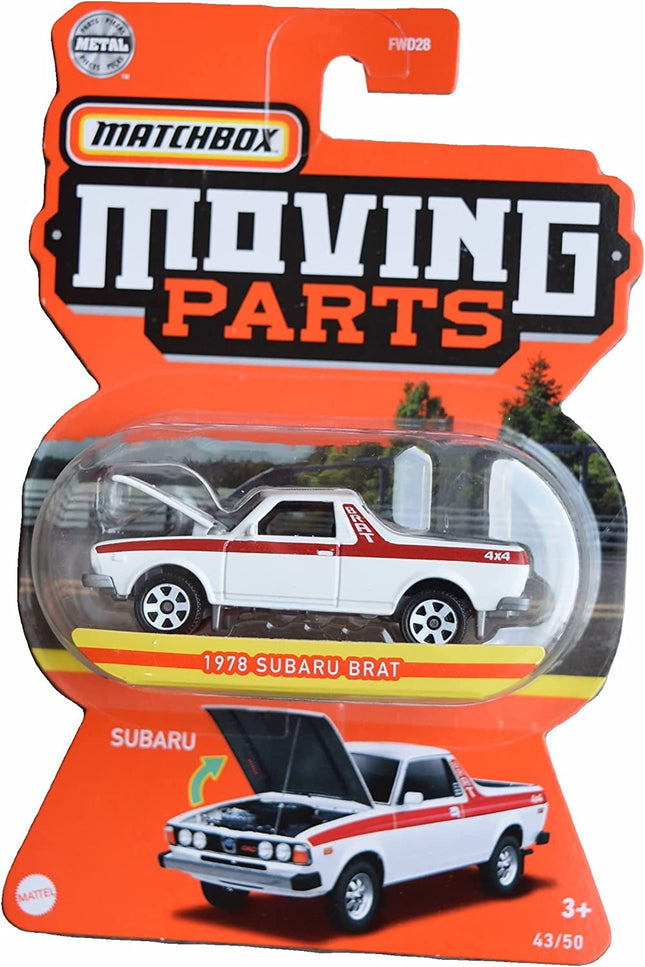 Hot Wheels Matchbox 1978 Subaru Brat, Moving Parts