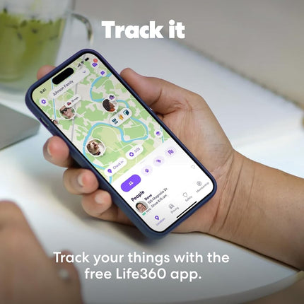 Life360 Tile Starter Pack - Bluetooth Trackers and Item Finders for Keys, Wallets & More. Both iOS and Android Compatible. Phone Finder. 2-Pack (Black Tile/Slim)