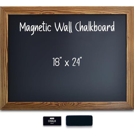 Better Office Products Magnetic Wall Chalkboard, L