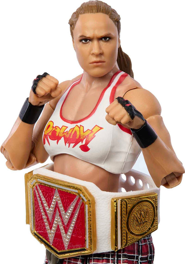 Mattel WWE Elite Collection Top Picks Action Figure & Accessories Set, Ronda Rousey 6-inch Collectible with Articulation & Interchangeable Parts