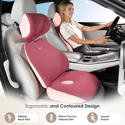 FLORICH Seat Cushion and Lumbar Support Pillow