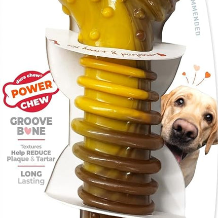 Nylabone Extreme Tough Dog Chew Toy Bone, Durable,