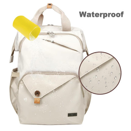 Hap Tim Baby Diaper Bag for Boys Girls, Large Backpack Diaper Bags with Double Compartments, Baby Registry Search Shower Gifts Stuff Newborn Must Haves（7340-KK）