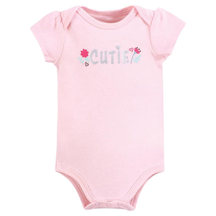Grenouillère en coton unisexe Hudson Baby, motif « Happy Girl Wreath », 9-12 mois, motif « Happy Girl Wreath », 9-12 mois