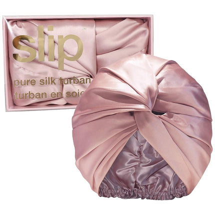 SLIP Pure Silk Bonnet, Pink - 100% Mulberry Silk |
