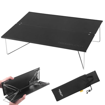 TREKOLOGY TALU Mini Camping Table – Compact, Porta