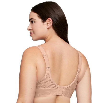 Glamorise No-Sweat Mesh Sports Wirefree Bra 1068 (Women's & Women's Plus)