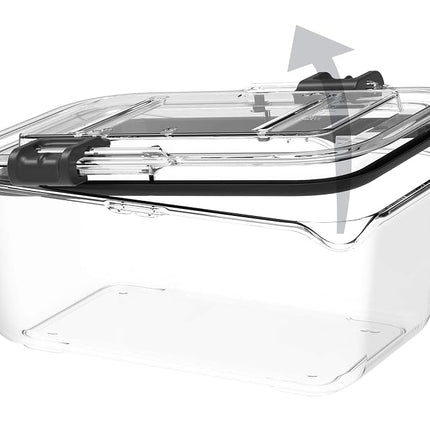 Prepara 7.8 Cup Food Storage Container Set, 2 Piece, 1.85 Litre Capacity, Clear