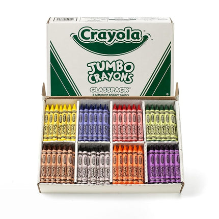 Crayola 52-8389 So Big Crayola Crayons, Classpack, Large Size, 5 x 9/16, 200/Set
