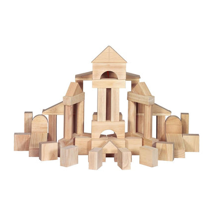 Melissa & Doug 60 Wood Building Blocks | Developmental Toy | Toy Blocks & Building | Age 3+ | 60 Piece Set|Gift for Boy or Girl