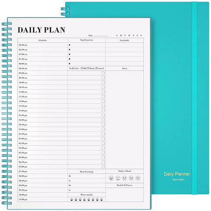 Planner Undated, Asten Daily Agenda with to Do Lis