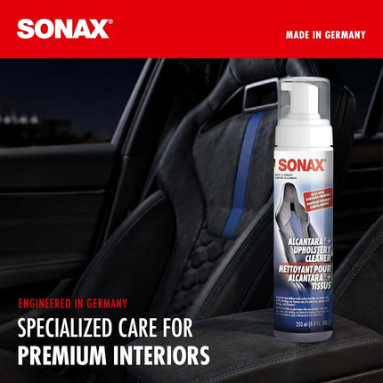 Sonax (206141) Upholstery and Alcantara Cleaner - 8.45 fl. oz., 250 Milliliter