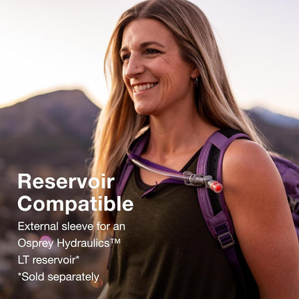Osprey Skimmer 20L Women's Hiking Backpack with Hydraulics Reservoir, Purpurite Purple, Purpurite Purple, One size, Skimmer Hiking Backpack