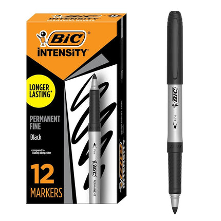 BiC CD/DVD Permanent Marker Black (Box 12)