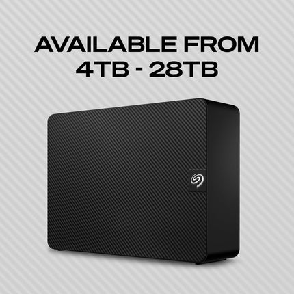 Seagate Expansion Desktop 6TB, External Hard Drive, USB 3.0, Data Rescue Services (STKP6000400)