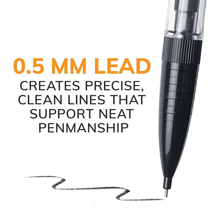 BIC Xtra-Precision Mechanical Pencils With Erasers, Fine Point (0.5mm), 144-Count Pack, Mechanical Drafting Pencil Set