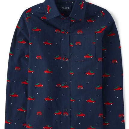 The Children's Place Boy's Long Sleeve Button Down