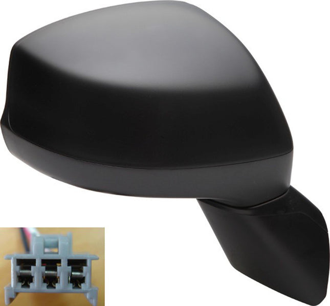 Dorman 955-1727 Passenger Side Power Door Mirror - Folding for Select Honda Models, Black