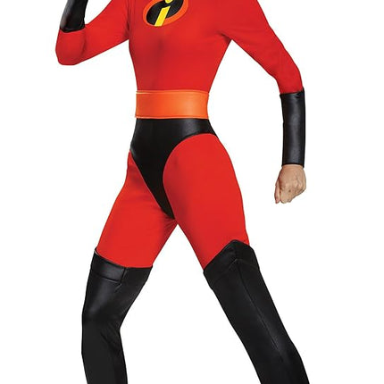 Disguise 66835E Mrs. Incredible Classic Adult Costume Disney Sized, Red, Large