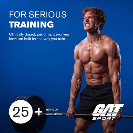 GAT Clinically Tested Nitraflex, Testosterone Enhancing Pre Workout, Grape, 300 Gram