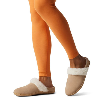 Sorel Women's Nakiska Slide Ii Slipper, 4 us, Dusty Tan/Natural, 8 UK