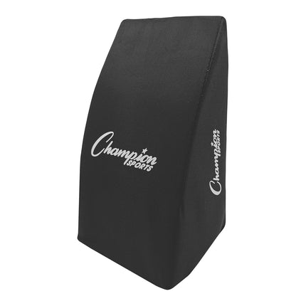 Champion Sports Cushioned Catcher's Knee Support - Durable Ergonomic Design Knee Support - Adults 5'8" and Over, Black
