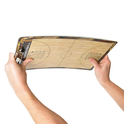 Tableaux tactiques de basketball GoSports - Blocs-notes presse-papiers effaçables à sec double face de qualité supérieure