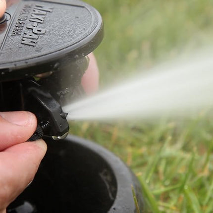Rain Bird AG-5 All Gallonage Pop-Up Impact Sprinkler, Adjustable 20° - 360° Pattern, 24' - 45' Spray Distance ,Black