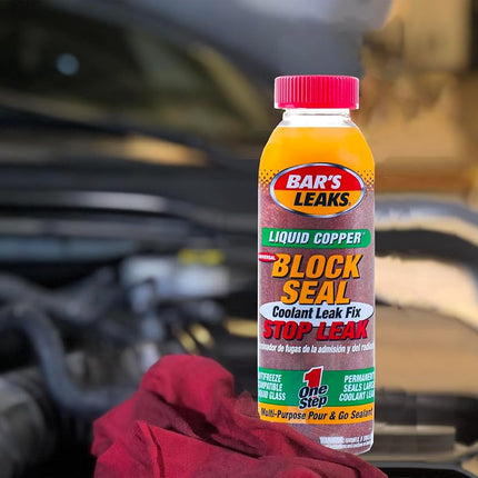 Bar's Leaks 1109 Block Gasket Liquid Copper Intake and Radiator Stop Leak 510ml 4 Pack