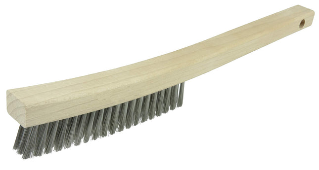 Weiler 44660 Plater's Brush, Stainless Steel Fill,