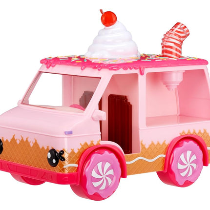 Yummiland Lipgloss Truck - Kids Lip Gloss, Includes 2 Num Noms, 2 Lip Gloss Making Kits with Chocolate and Birthday Cake Flavours, Suitable for Kids Ages 4 and Up