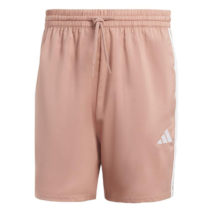 adidas Men's Essentials 3-Stripes Chelsea 7-inch Shorts, Warm Tone/White, 3XL