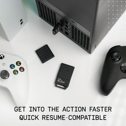 WD_BLACK C50 512GB Game Drive for Xbox Series X|S, Officially Licensed, Plug-and-Play, Quick Resume. Xbox Velocity Architecture, Save More Games