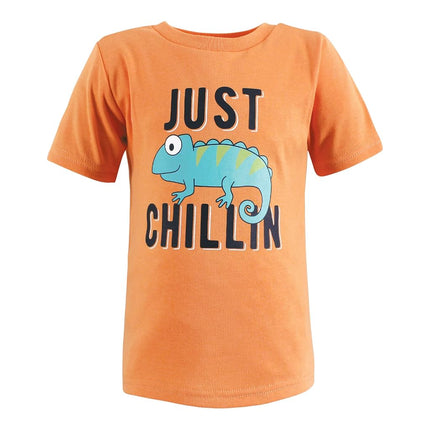Lot de T-shirts Bébé Unisexe à Manches Courtes Hudson Baby, Cool Safari, 6-12 Mois