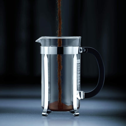 Bodum Chambord 8-Cup Coffee Maker, 34-Ounce, Matte Chrome