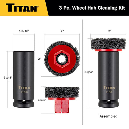 Titan 51798 Wheel Hub Cleaning Kit