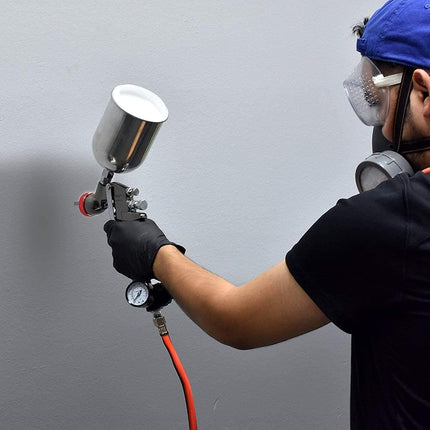 Neiko 31216A HVLP Gravity Feed Air Spray Gun | 2.0mm Nozzle Size 600cc Aluminum Cup