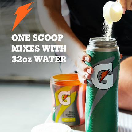 Paquete variado de Gatorade en polvo (limón-lima, naranja, Fruit Punch, Riptide Rush), bolsas de 21 onzas (paquete de 32)