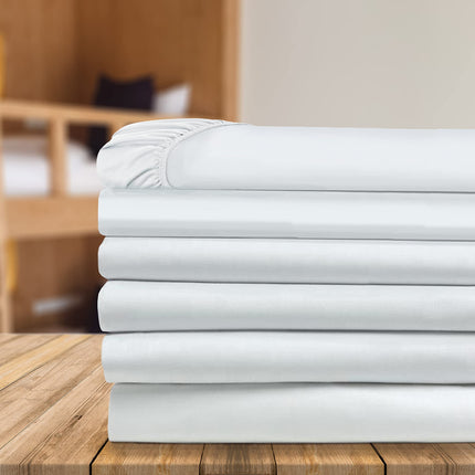 Elegant Comfort 6-Pack Fitted Bottom Sheets 1500 T