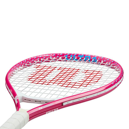 Wilson Ultra Power 23" Junior Recreational Tennis Racket - Pink/White/Blue