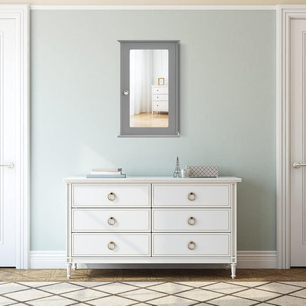 hysache Medicine Cabinet, Large, Grey