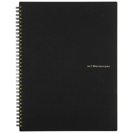 Maruman Mnemosyne Notebook 11.69 x 8.66 Inches (A4), 5mm dot Grid, 70 Sheets (N109), White