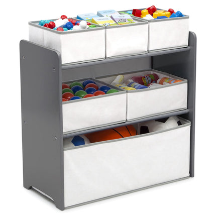 Juego de 4 Piezas para Sala de Juegos de Niños Pequeños Delta Children, Gris/Blanco